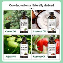 1 STÜCK rein pflanzliche Befeuchtung ätherisches Öl für Zuhause, Wohnzimmer, Schlafzimmer, Badezimmer, Auto Aromatherapie-Nachfüllung, goldenes Jojobaöl, fraktioniertes Kokosöl, Rizinusöl, Hagebuttenöl 118ml/4fl.Oz