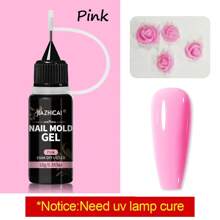 10G/3D Gel - Nail Art Modeling Gel, Suitable For Nail Design Autumn And Winter DIY Nail Art For Molding 3D Nail Art For Nail Home DIY - 彩色 - 查看 10