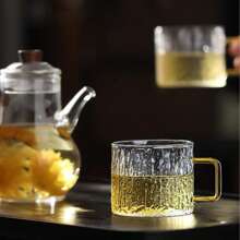 12/6/4/2pcs 130ml/Compact Cute Heatproof Transparent Glass Cup, Tea Cup, Espresso Glass Cup, Chinese Kung Fu Hot Tea Cup, Tea Cup Set, Suitable For Home, Party, Coffee Shop, Makes A Refined Gift