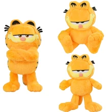GARFIELD 20-30cm Plush Toy Fluffy Stuffed Doll Cat Cartoon Anime Animals Dolls Birthday Gift