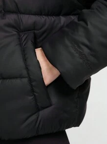 Nike Unisex Sportswear Classic Puffer - Black / White - View 9