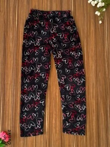 Conjunto de pijama afelpada para mujer, clásica, con hermosos colores y estampados. Camisa de manga larga y cuello redondo, pantalón de ajuste natural con resorte, tela muy suave, ligera, cálida y agradable, ideal para primavera, otoño e invierno. - Negro - Ver 2