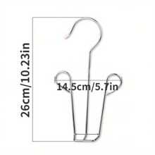 4pcs Shoes Drying Rack, Stainless Steel Shoe Hangers For Household, Stainless Steel Shoe Hangers - 2/4 Packs, Metal Space-Saving Rack With Hooks For Closet Organization, Unfinished Metal Construction, Waterproof And Rust-Resistant, Easy To Assemble, Versatile Home And Laundry Footwear Storage Accessory,Spring,Minimalist,Summer Tops