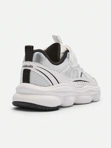 Balabala Girls' Breathable Chunky Sneakers, Fashionable Running Shoes For Spring/Fall - White Tone - View 5