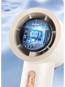 YITUMU 3000mAh 1300RPM Portable Handheld Fan, Adjustable Turbo Mini Fan, LCD Digital Display, 199 Speeds, Rechargeable, Silent Hair Dryer For Travel/Camping/Outdoors, Gift For Women Men