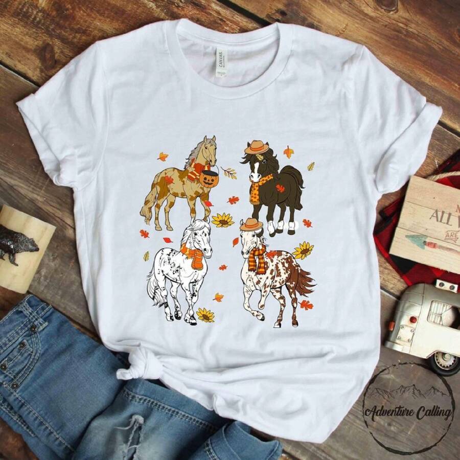 Halloween Horse Shirt, Happy Halloween Season, Horse Lover Gift, Horse Rider Gift, Horse Owner Gift, Horse Trainer Gift, HOR262F01