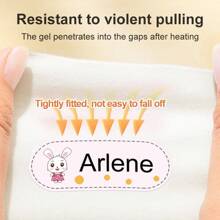 Pieces Of Personalized Customized Clothing Name Stickers Can Be Ironed On Clothes And Washed On Labels, Suitable For School Student Uniforms, Bed Sheets, Hats, Shoes, Backpacks