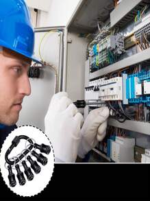 6 Pcs Bit Holder 1/4 Inch Hex Shank Screwdriver Bits Holder Extension Bar Keychain Screw Adapter Drill Change Hand Held Screwdrivers Drill Bits Holder Portable