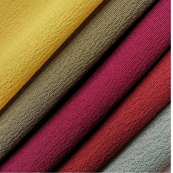 Spring And Summer Soft And Comfortable Clothing Fabric Textured Viscose And Rayon Blend Dress Fabric