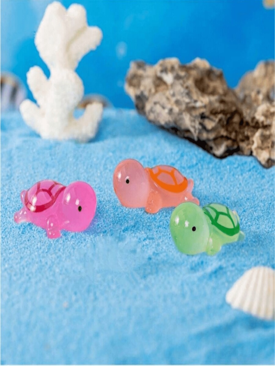 2pcs Miniature Dollhouse Bonsai Fairy Garden Landscape DIY Tortoise Decor B-hd E