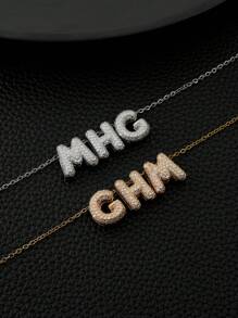 Dây chuyền mặt chữ pha lê tùy chỉnh, Dây chuyền bảng tên phông chữ bóng bay vàng/bạc thời trang, Mẹ bóng đá tùy chỉnh, Quà tặng lý tưởng độc đáo được cá nhân hóa cho cô ấy, bạn gái, mẹ, gia đình, bạn bè, con gái, kỷ niệm, ngày lễ tình nhân, ngày của mẹ, sinh nhật, tốt nghiệp, trang phục hàng ngày, đám cưới, vũ hội - Bạc - Xem 2