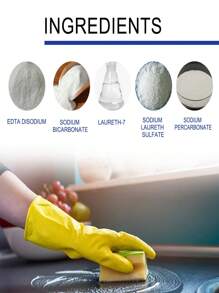 多功能厨房油脂清洁剂，适用于厨房炉灶和厨房用具，强力清洁重油污