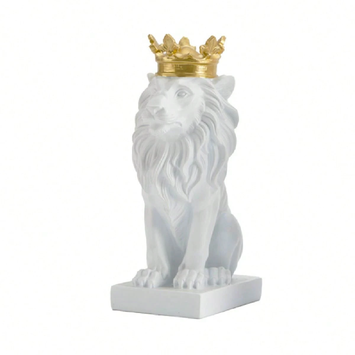 Tzstz Statue Lion En Cristal 155x110x55 Mm - Figurine Déco Maison Et Bureau Faite Main