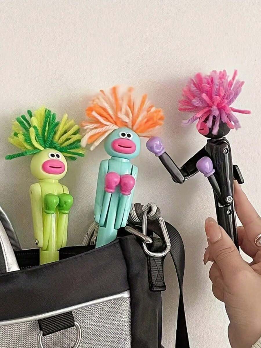 1pc Funny Exploding Fist Pen - Creative Stress Relief, Perfect Birthday Gift For Teens And Adults, Push-Button Cap, Durable Plastic Material, Back To School Season