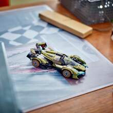 LEGO 乐高极速赛车系列兰博基尼V12 Vision GT超级跑车，车辆玩具，驾驶游戏套装，儿童拼搭模型套装，汽车，送给孩子和游戏爱好者的礼物，F1玩具车，76923 - 76923 - 查看 5