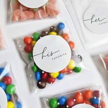 Pegatinas personalizadas: Pegatinas de boda, pegatinas de embalaje, pegatinas de sobre, pegatinas de caja, pegatinas de papelería, pegatinas de regalo, adhesivas, reutilizables, personalizadas, para cumpleaños, para inauguración de casa, para graduación, regalo personalizado - Personalización de texto circular - Ver 5