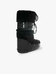 Moon Boot ICON FAUX FUR - Black - View 3