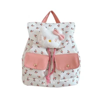 Sanrio Characters Pattern Design Backpack, Leisure Travel Backpack, Sweet College-Style Women's Backpack,Boho Vibes - Multicolor - View 11