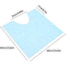 CNCEST Disposable Toilet Mat, 25 Pcs Non-Slip U-Shaped Contour Toilet Mat Waterproof Fabric Training Floor Mat Incontinence Pads Toilet Training Rug For Bathrooms Floor Home Bathroom Decor Bathroom Accessories Bathroom Organizer Summer Back To School