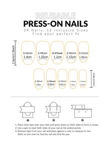 24 片渐变色假指甲法式芭蕾舞者指甲防水仿中号棺材假指甲按压式指甲贴片美甲用品 - 彩色 - 查看 6