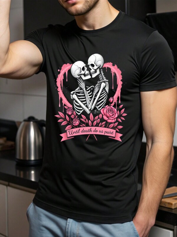 Camiseta de entrenamiento de manga corta para hombre, ajustada, para entrenamiento atlético