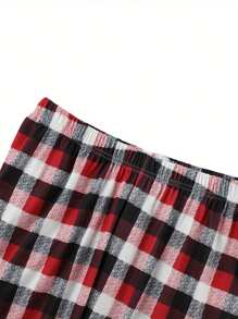 Women Christmas Pajamas Long Sleeves + Trousers Elk Pattern Festive Accessory