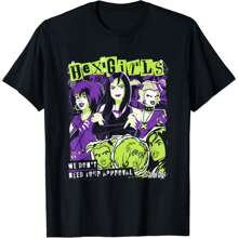 Hex GIRLS We Don't Need Your Approval Retro Logo T-Shirt - 黑色 - 查看 1