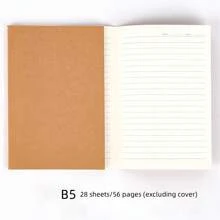 Creative Thick A5/B5 Notebooks, Students Workbook, Stationery Wholesales, Cowhide Paper Stitched Memo Book, Sketchbook,School Supplies,Back To School