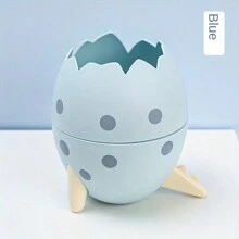 1 pièce Support pour stylo œuf de dinosaure à la mode - boîte de rangement de grande capacité pour fournitures de bureau et accessoire décoratif