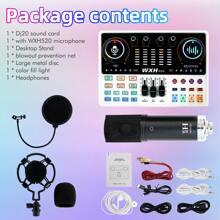 Podcast Equipment Bundle Audio Mixer All-In-One Podcast Production Studio With 3.5mm Microphone For Live Streaming, Podcast Recording, PC, Smartphone, DJ MaonoCaster Lite (AU-AM200-S1),Podcast Equipment Bundle, Audio Interface With Studio Condenser Microphone For Smartphone & PC, Plug-And-Play Live Sound Card, Perfect For Streaming, Singing, And Gaming For Computer Recording, Game Voice Communication, High-Quality Sampling, Home Use - White - View 10