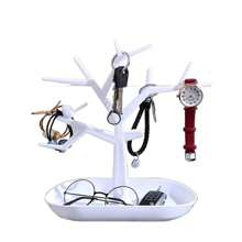 1PC Tree Hanger Creative Necklace Jewelry Necklace Bracelet Jewelry Display Rack Creative Earrings Ring Storage Rack - Multicolor - View 5