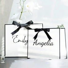 Sac cadeau, alternative à la boîte cadeau, boîte cadeau pour demoiselle d'honneur, fête de mariage, emballage cadeau d'anniversaire personnalisé, sacs cadeaux de mariage, sacs cadeaux pour demoiselle d'honneur, sacs cadeaux de fiançailles, cadeaux de Noël, Halloween, décoration d'Halloween