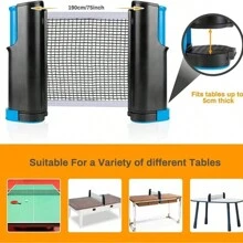 berrybasicz Ready To Play All Rounder Set | Professional Double Racket+Competitive Mesh Frame+3-Star Ball Travel Bag Instantly Transforms Into The Arena! Professional Equipment Storage Bag Can Be Set Up In 3 Minutes To Create A Friendly Competition Area And A Mobile Ping-Pong Social Arena