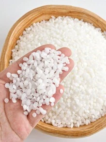 1磅/453克/1000克白蜂蜡，DIY蜡烛制作材料，200克/0.44磅天然白蜂蜡颗粒