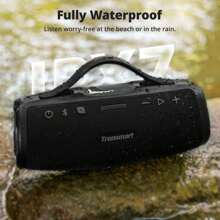 Tronsmart Mirtune S100 Portable Outdoor Speaker, Bluetooth 5.3, Customizable EQ, 50W Power, 20 Hours Playtime, IPX7 Waterproof, Retractable Handle - Black - 查看 6