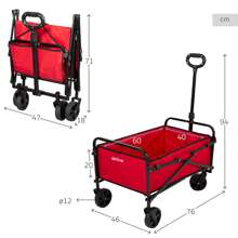 Aktive Foldable Beach Cart ✅ Delivery 24/48h To Spain (Mainland) - Multicolor - View 4