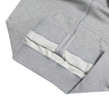 Nike 男裝針織夾克夾克/外套AS M NK CLUB FT FZ HOODIE FN3885-063 - 調色暗灰/淺煙灰/白 - 查看 6