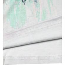 Women's All Over Print Crew Neck T-Shirt Short Sleeve Tops Women Clothes SOFIA'S CHOICE Women's Oversized Tie Dye Shirts Crewneck Short Sleeve T Shirt Casual Summer Tee Tops Women'S Day Gifts For Mother Sister Or Female Friend Girlfriend Suitable For Gatherings Daily Activities Work Leisure Entertainment Beach Travel Show Personality And Fashion Attitude - 淺綠色印花 - 查看 5