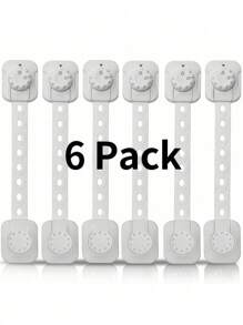 6pcs Baby Cabinet Locks,Child Multi-Functional Cabinet Locks And Refrigerator Locks,Baby Proof Security Protector Drawer Door Locks, Plastic Door Locks,Shower Family Decorations Gifts - Multicolor - View 11