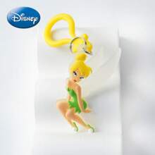 1PC Disney Officially Licensed Tinker Bell  Keychain Cute Decorative Keyring For Car Keys Bags Clothes Keychain Accessory Perfect Birthday Holiday Gift For Disney Fans And Family Friends - Multicolor - View 5