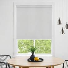 1Pc Deconovo Blackout Roller Cordless Window Shade - With Draw Rod, Modern Waterproof Rectangular Simple Design, 100% Blackout Window Treatment, Perfect For Home/Office - 淺灰色 - 查看 1
