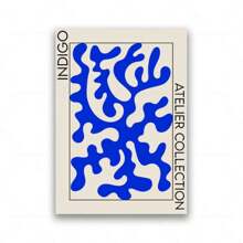 1pc Moderne Abstracte Lijn Blauw Groen Bauhaus Galerij Muur Prints Canvas Schilderij Tentoonstelling Poster Vintage Woonkamer Foto's Decor Geen Lijst