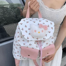 Sanrio Characters Pattern Design Backpack, Leisure Travel Backpack, Sweet College-Style Women's Backpack,Boho Vibes - Multicolor - View 7