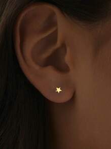 Single One S925 Sterling Zilveren Puncture Oorbel & Neuspiercing, Cadeau Voor Beste Vrouwen Meisjes Dagelijkse Verkleedcadeau Voor Moeder, Zussen, Vriendin Cadeau
