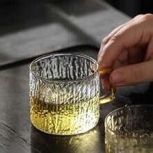 12/6/4/2pcs 130ml/Compact Cute Heatproof Transparent Glass Cup, Tea Cup, Espresso Glass Cup, Chinese Kung Fu Hot Tea Cup, Tea Cup Set, Suitable For Home, Party, Coffee Shop, Makes A Refined Gift