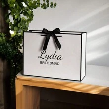 Sac cadeau, alternative à la boîte cadeau, boîte cadeau pour demoiselle d'honneur, fête de mariage, emballage cadeau d'anniversaire personnalisé, sacs cadeaux de mariage, sacs cadeaux pour demoiselle d'honneur, sacs cadeaux de fiançailles, cadeaux de Noël, Halloween, décoration d'Halloween
