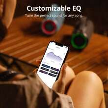 Tronsmart Mirtune S100 Portable Outdoor Speaker, Bluetooth 5.3, Customizable EQ, 50W Power, 20 Hours Playtime, IPX7 Waterproof, Retractable Handle - Black - 查看 8