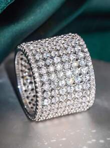 خاتم من المكعب أنيق للنساء لهدايا أعياد الميلاد وعيد الحب والأم وعيد الأم،' قطعة واحدة