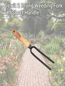 TDI Brands 31-3098 Dewit 2 Prong Weeding Fork With Short Handle - Multicolor - View 2