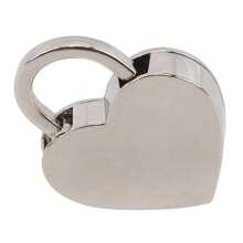 Vintage Mini Personalized Heart-Shaped Padlock With Key, Travel Luggage, Diary, Cabinet, Couple Lock Set